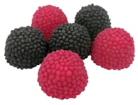 Kingsway: Black & Raspberry Berries - 1000g Retro Sweets Candy Gummy Gift Jelly Party Pick and Mix