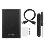 2.5-inch Sata Usb 3.0 Laptop 7-9.5mm Hard Drive Ssd Enclosur Black