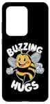 Galaxy S20 Ultra Buzzing Hugs Cute Bee Flying with a Smile Case