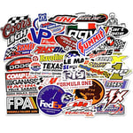 50pcs/pack Formula One Racing Car Graffiti Stickers Kids Toy Sticker for DIY Luggage Laptop Skateboard Moto Waterproof Sticker