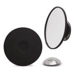 Bosign Sminkspegel AirMirror X15 Löstagbar Make-up spegel Svart ø 11,2 cm,1,4cm djup Glas 263154