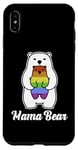 iPhone XS Max Mama Bear Rainbow Pride Gay Flag LGBT Mom Ally Women Gift Case