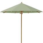 Glatz, Teakwood parasoll 350 cm Kat.5 579 Pistacchio