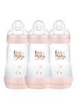 MAM Easy Start 260ml Baby Bottle - 3 Pack Pink, One Colour