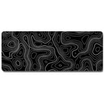 Topographic Contour Extended Big Mouse Pad Computer Keyboard Mouse Mat Mous P1Q1
