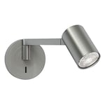 Astro Ascoli Swing Indoor Reading Light (Matt Nickel), GU10 LED Lamp, Designed in Britain - 1286066-3 Years Guarantee