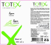 Totex Lemon Cologne | Turkish Natural Aftershave Cologne | Unisex 200ml