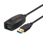 Câble d'extension USB de 5 m Câble de données USB 3.0 pour capteur Oculus Quest 2 VR Smart Laptop PC TV Xbox USB Extender Cord Fast Cabl, USB3.0 16FT-