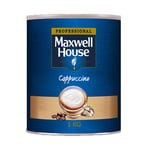 Maxwell House Cappuccino Instant Coffee Powder 1Kg Tin - 73 Servings