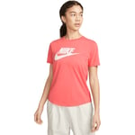 Nike Sportswear Essential Icon Futura T-skjorte Dame - Lyserød - str. 2XL