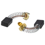 vhbw 2x balais charbon 6,0 x 9,95 x 15 mm remplace Festool 8590163941323, 627008, MP 058.10 pour perceuse, ponceuse, meuleuse d'angle + ressort