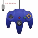 Bleu Manette De Jeu N64 Filiale, Accessoires De Haute Qualité, Contrôleur, Joystick, Adapté À La Console Nintendo 64, Fonctionne Avec-Commutateur
