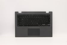 Lenovo Chromebook 14e Keyboard Palmrest Top Cover German Grey 5CB0S95239