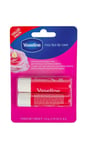 2 X VASELINE 4.8G ROSY LIPS TWIN PACK LIP BALM THERAPY NEW SEALED FREE P&P 