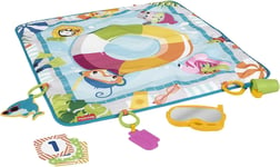 Fisher-Price Fun Activity Mat Swimming Pool, Baby Activity Mat with Removable To