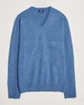 William Lockie Rob Lambswool V-Neck Clyde