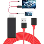 2m - 4K 60Hz - Câble USB C vers HDMI 4K, accessoire compatible avec Samsung Huawei mate 20 Book pro, HDM C029