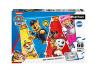 Nathan - Puzzle enfants - 60 pièces - La Pat'Patrouille colorée - Fille ou garçon dès 6 ans - Puzzle de qualité supérieure - Carton épais et résistant - Aventure - 86186