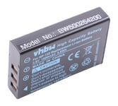 vhbw 1x Batterie compatible avec Praktica 20-Z35S, DVC 5.4 FHD, DVC 5.1 HD, 10.4 HDMI, 18-Z36C, DVC appareil photo (1600mAh, 3,6V, Li-ion)