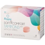 Beppy Soft + Comfort Tampons Wet 8 pcs - Roosa