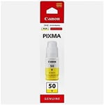 Canon GI 50 Y - Yellow - original - ink refill - for PIXMA G5050, G6050, G7050, 