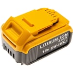 Vhbw - Batterie compatible avec Dewalt DCD797, DCD980, DCD796, DCD796D2, DCD795S2, DCD796P2, DCD796NT outil électrique (4000 mAh, Li-ion, 18 v)