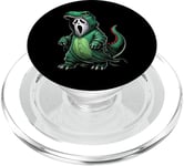 Costume de fantôme portant un dinosaure pour Halloween Cosplay T-Rex PopSockets PopGrip pour MagSafe