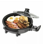 Electric Multi-function Cooker Small Area Caravan Cooking Camping 40cm Dish