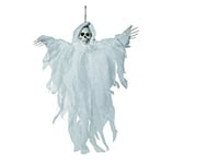 Out of the blue Skull Figurine Halloween, Plastique, Blanc, 14 x 11 x 31 cm