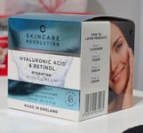 Skincare Revolution Hydrating Night Cream Hyaluronic + Retinol Moisturiser 50ml