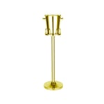 Z-Storage Ice Bucket, Stainless Steel Ice Cube Bucket Cooler Champagne Bucket Rack Wine Barrel Ice Bucket Stand Not Easy To Rust For Bar KTV Commercial (Color : Gold)