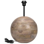 A Lot Decoration Globe Lampfot Trä Antik S