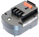 Batteri til Black & Decker 12V 2,0Ah A12