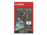 Canon PGI-5 Black Twin Pack - 2-pack - svart - original - bläcktank - för PIXMA iP3500, iP4500, iP5300, MP510, MP520, MP610, MP810, MP960, MP970, MX700, MX850