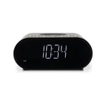 Roberts Ortus Charge DAB/DAB+/FM Alarm Clock Radio with Wireless Charging in Black