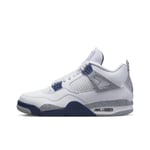 Air Jordan 4 Retro Midnight Navy för Män och Kvinnor AJ4 38