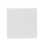 BiOBUDDi Byggeplade - 1 stk Hvid - Mål: 25 x 25 cm (32 x 32 knopper)