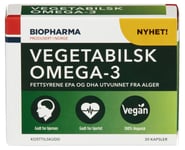 Biopharma Vegetabilsk Omega-3 30stk