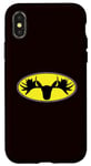 Coque pour iPhone X/XS Bull Moose Logo Minnesota Michigan Canada Maine Terre-Neuve