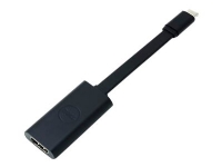 Dell - Extern videoadapter - USB-C - HDMI - svart - för Latitude 5285 2-in-1, 5289 2-In-1 OptiPlex 5250 XPS 12 9250, 13 93XX, 15 95XX