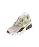 Nike Childrens Unisex Air Max 270 React Gs Bq3 Grey Trainers - Size UK 4.5
