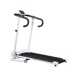 1 10Km/h Folding Treadmill Home Running Fitness Machine with Stopper