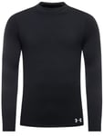 Under Armour Coldgear Armour Fitted Mock Base Layer Black Uk Size Medium