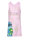 Dress Without Sleeve Dresses & Skirts Dresses Casual Dresses Sleeveless Casual Dresses Pink Lilo & Stitch