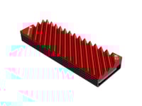 Jonsbo M.2-3 Red, Heatsink/Radiatior, Svart, Röd