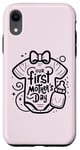 iPhone XR Funny First-time Mom First Mother's Day Together For New Mom Case
