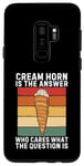 Galaxy S9+ Cream Horn Is The Answer Who Cares What The Question Is Case