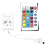 4X(IR Box Remote Controller 24 Keys for RGB LED Light Strip P1Y9)