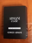 Giorgio Armani Code Pour Homme Eau de Toilette EDT 1.2ml Sample Spray