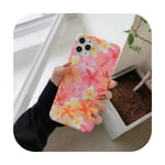 Surprise S Beautiful Vintage Flower Phone Case For Iphone 11Pro Max Xr Xs Max X 7 8 Plus 11Pro Soft Imd Colorful Flower Cover For Iphone 11-T2-For Iphone Xs Max